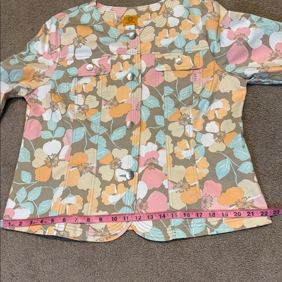 Ruby Rd. Coral Surf Jacket - Picture 9 of 9